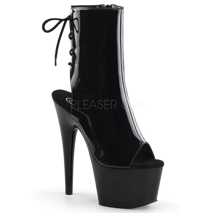 7" Heel Open Toe  Ankle Boot (Adore-1018)