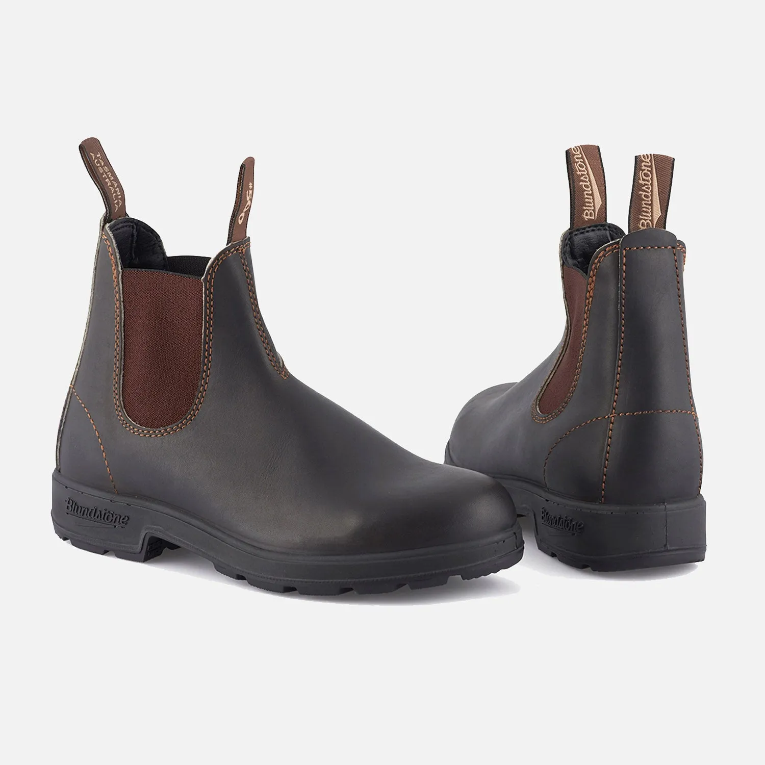 Adults Leather Original Chelsea Boots - Stout Brown