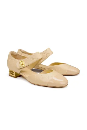 Beverly Strap Pump - Wheat