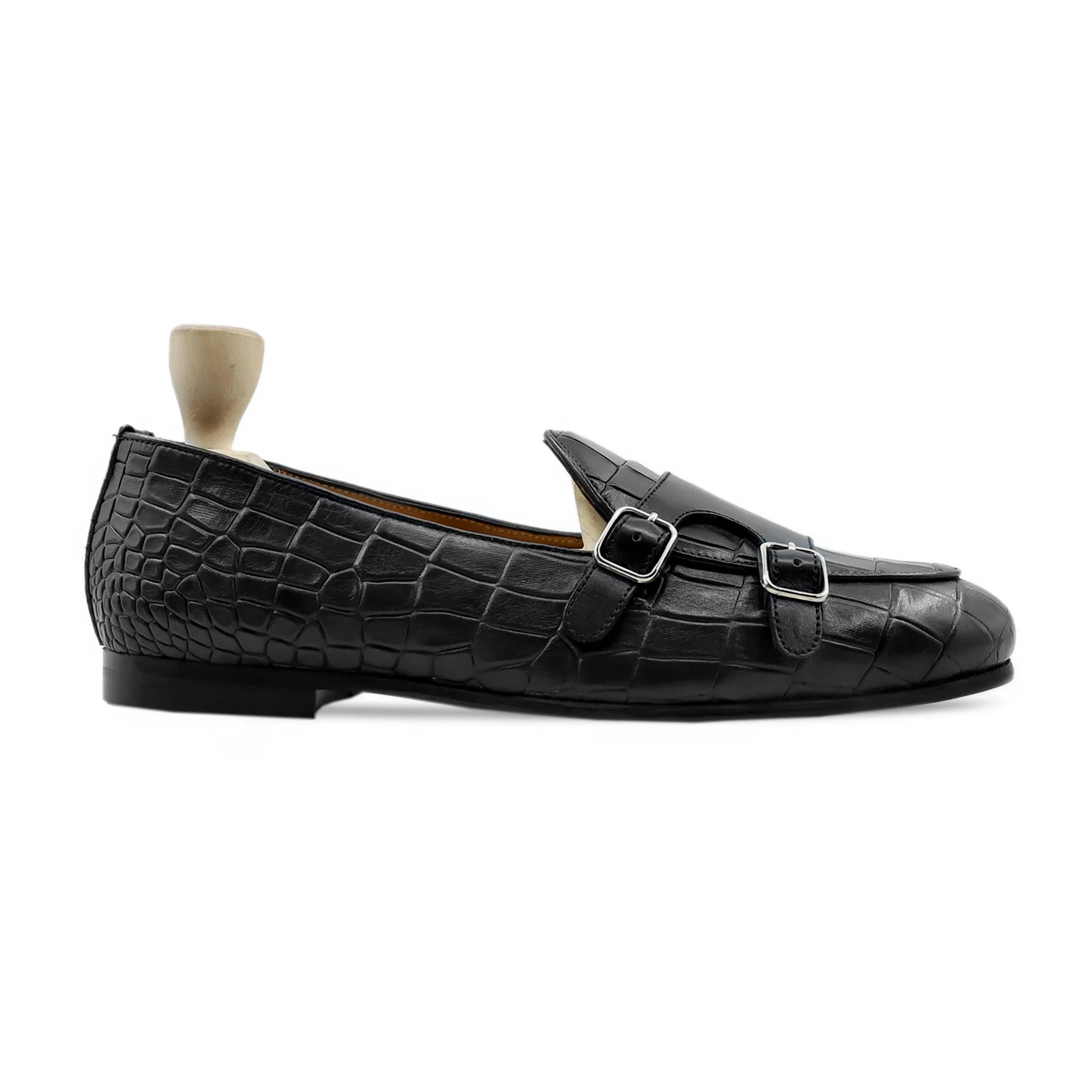 Boronia - Men's Black Calf Leather Loafer