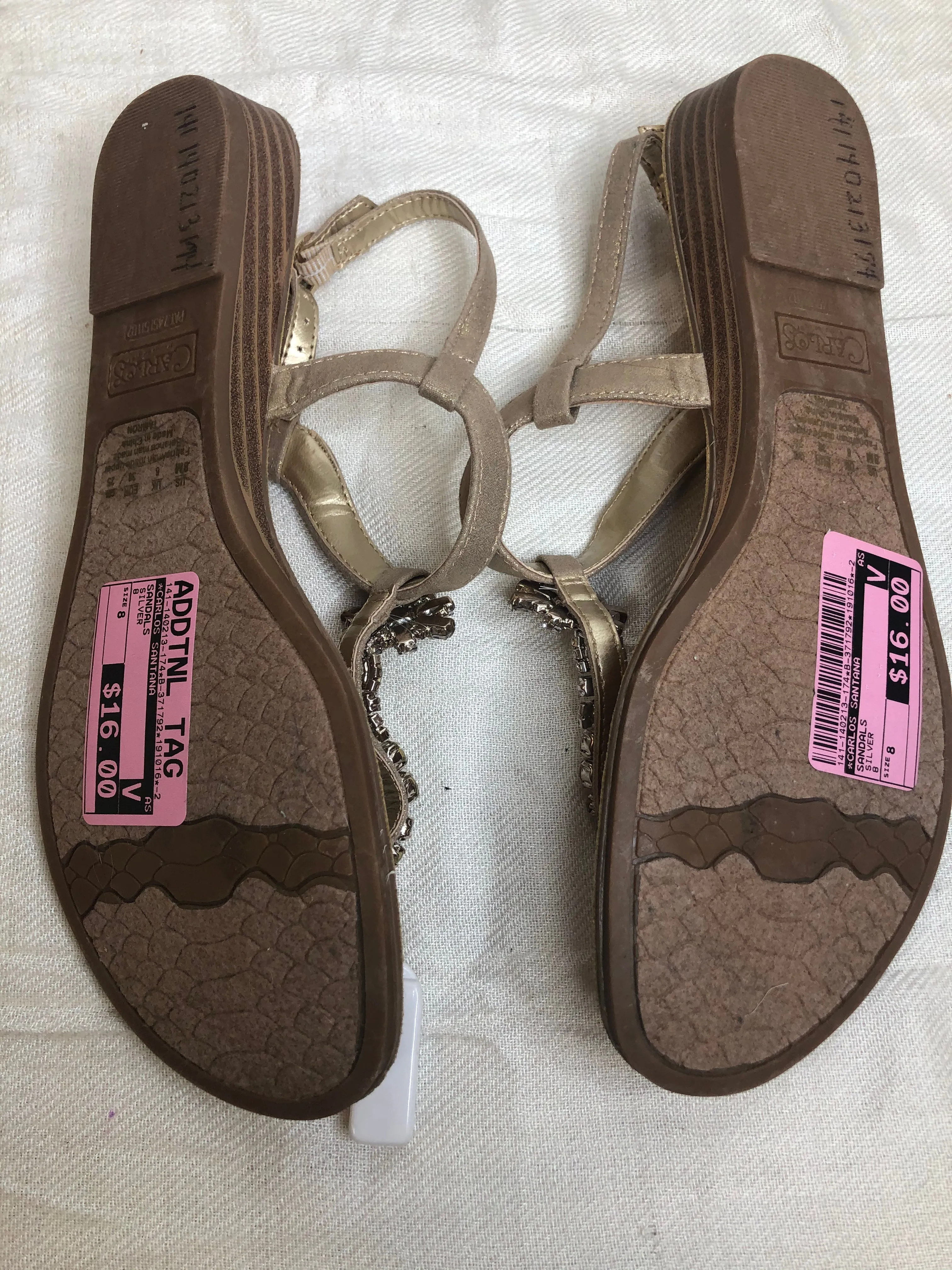 Carlos Santana Sandals Size: 8