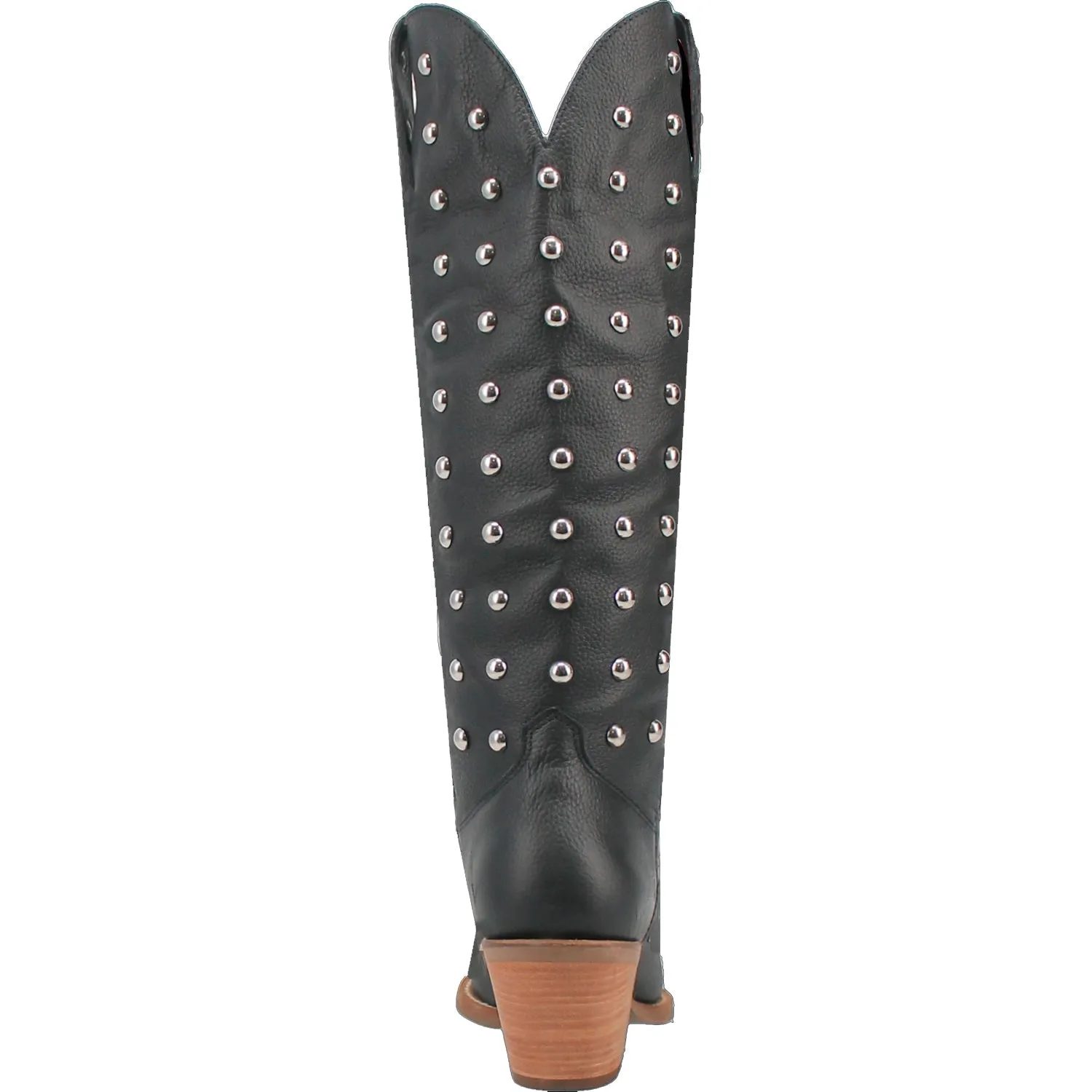 Dingo Womens Broadway Bunny Black Leather Cowboy Boots