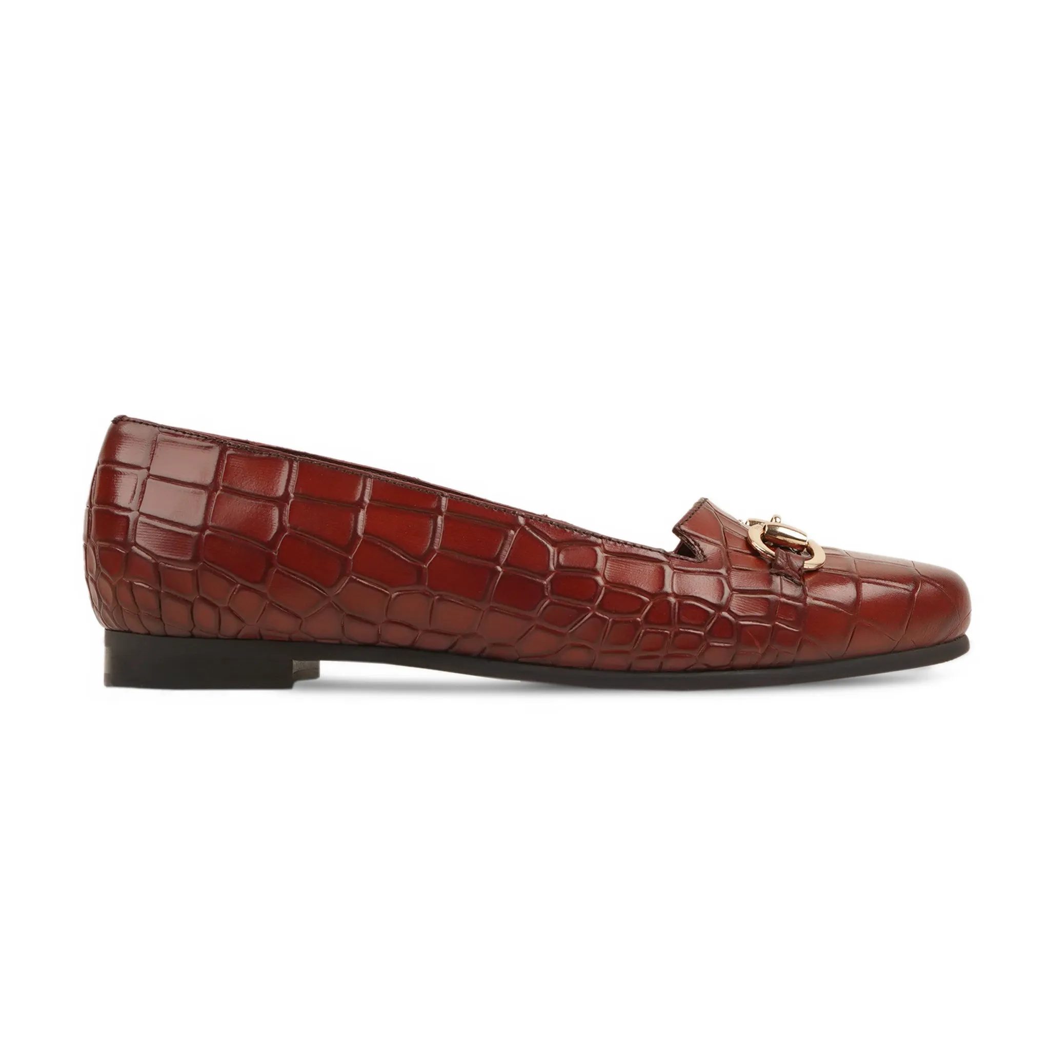 Everett - Ladies Oxblood Calf Leather Loafer