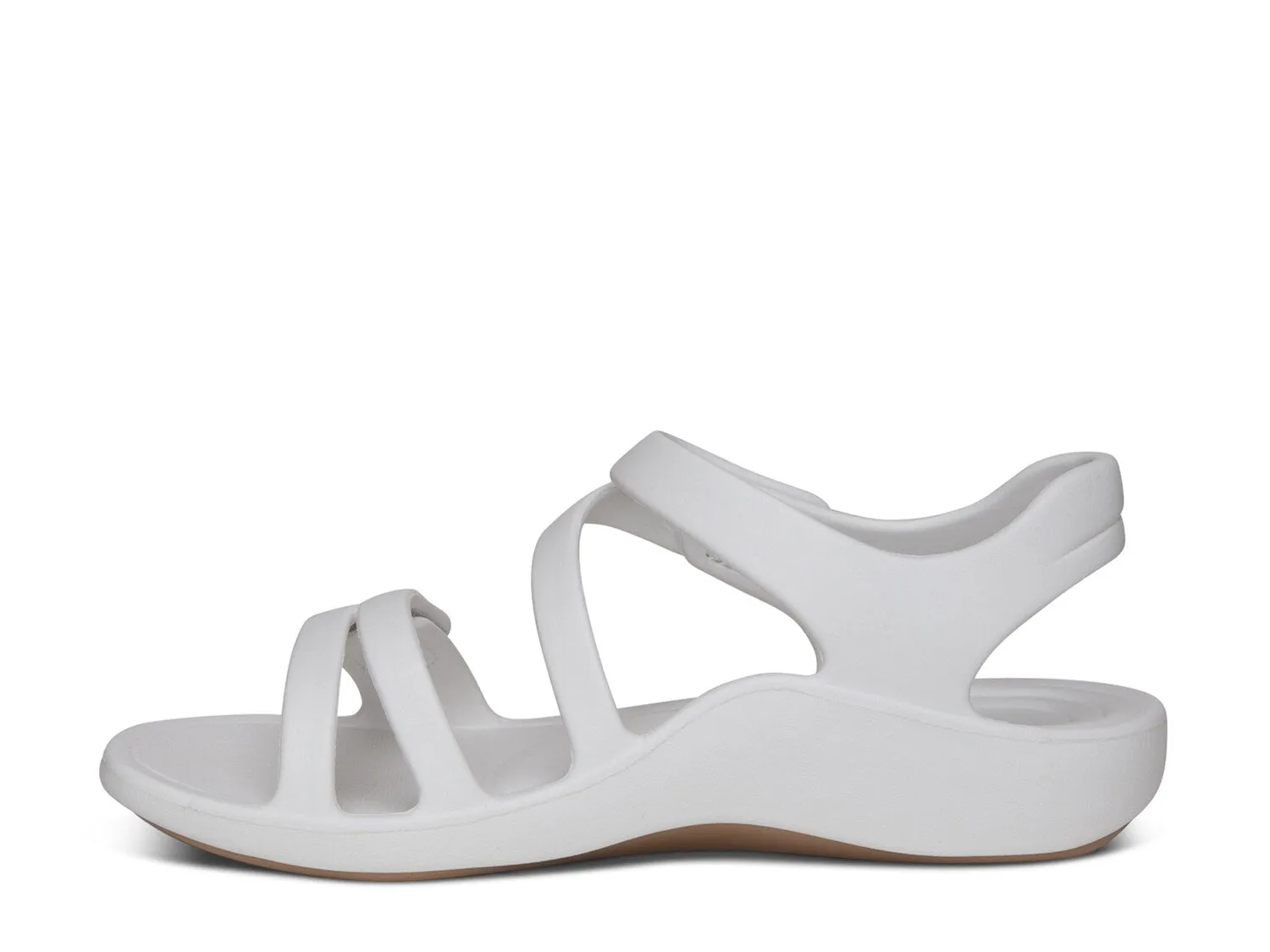 Jillian Aetrex sports sandals, white