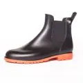 Jumpy Chelsea Boot  - Noir & Orange