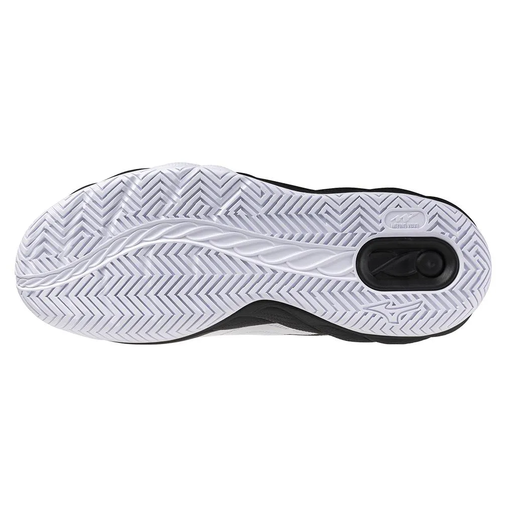 Mens Wave Enforce Court AC Tennis Shoes White and Black