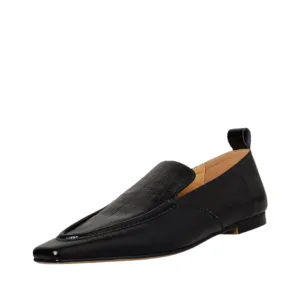 Pre Order:  Retro Flat Bottom Leather Loafers