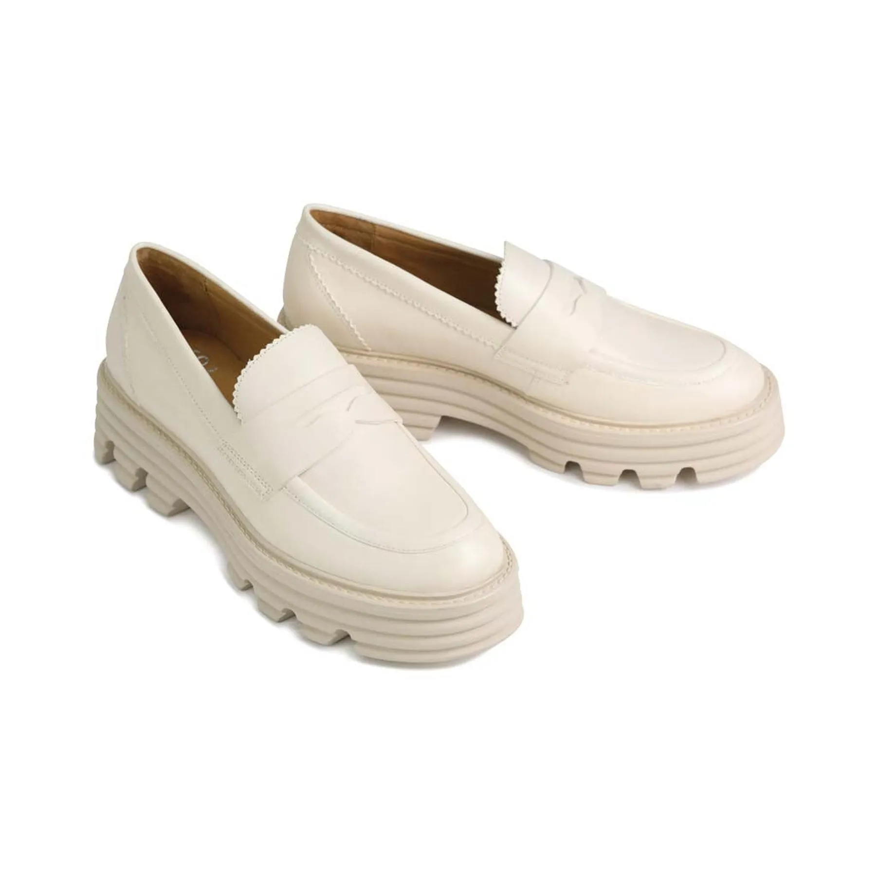 SAMILIA CHUNKY LOAFERS LEATHER