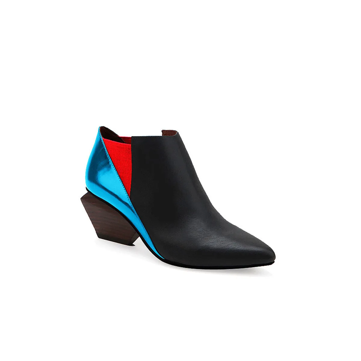 Special Multicolor Low Ankle Boots