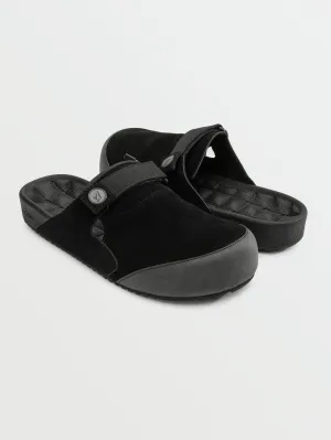 Stone Clogger Sandals - Black