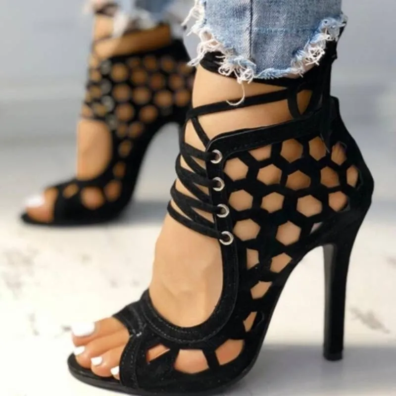 TEEK - Honeycomb Gladiator Sandals