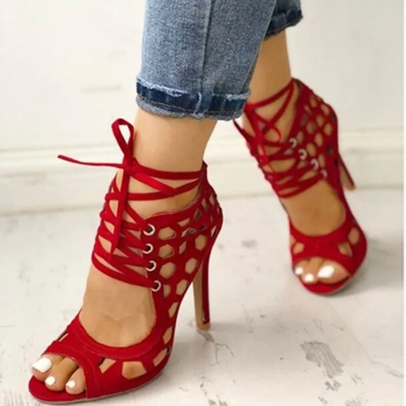 TEEK - Honeycomb Gladiator Sandals