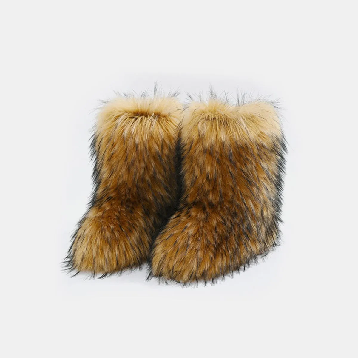 Thermal Fuzzy Platform Boots