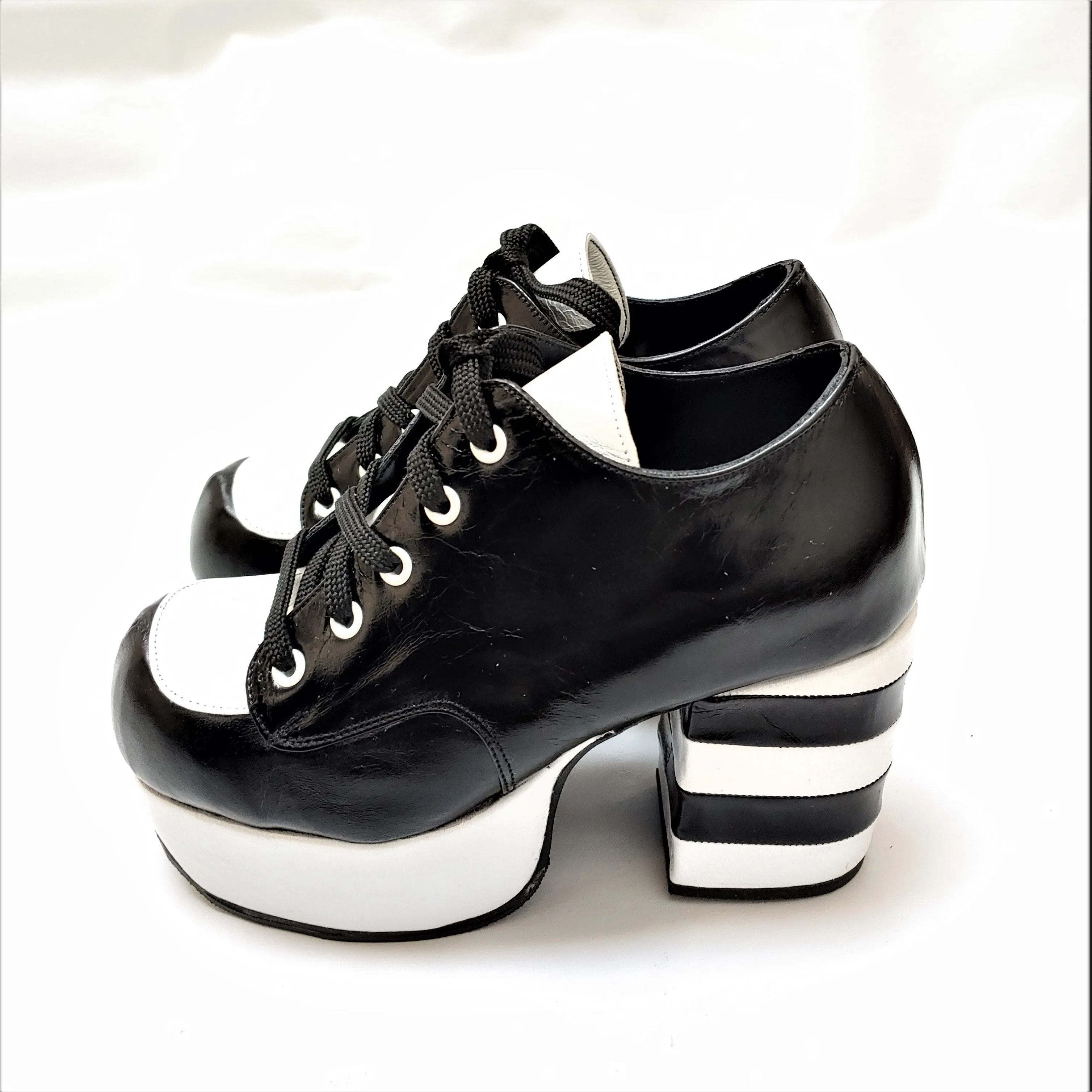 TUXEDO Platform Shoes