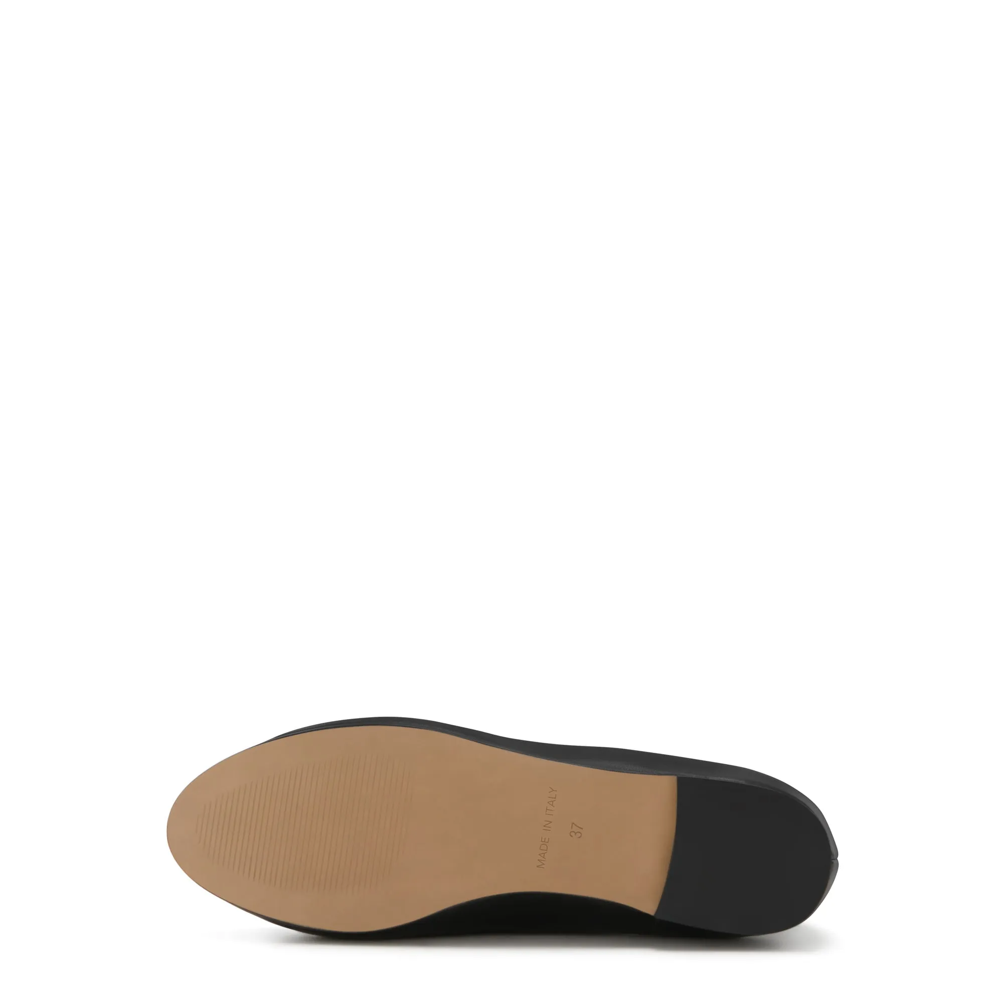 Vendôme Ynes black calfskin leather ballerinas